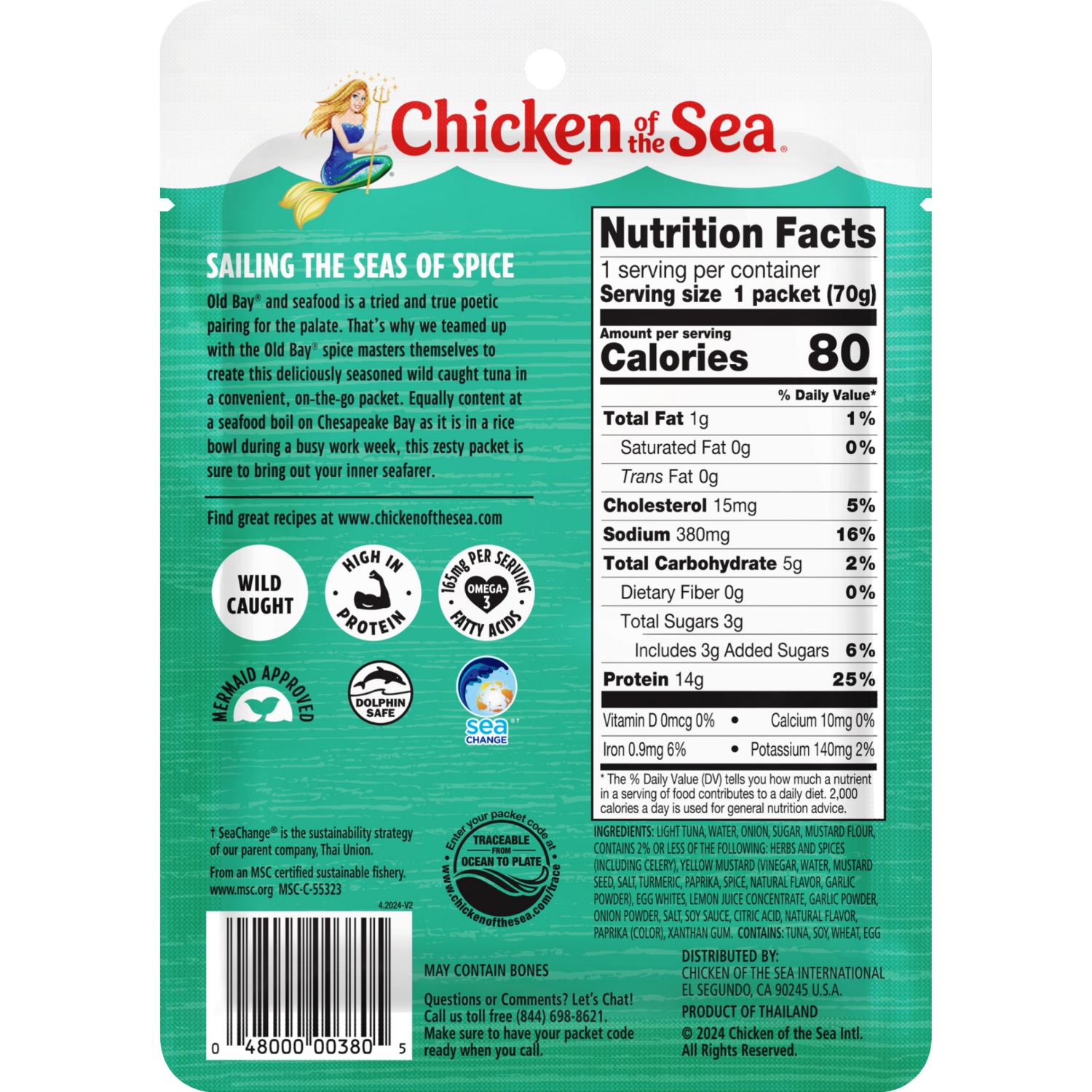 slide 2 of 3, Tuna Salad Pouch, 2.5 oz