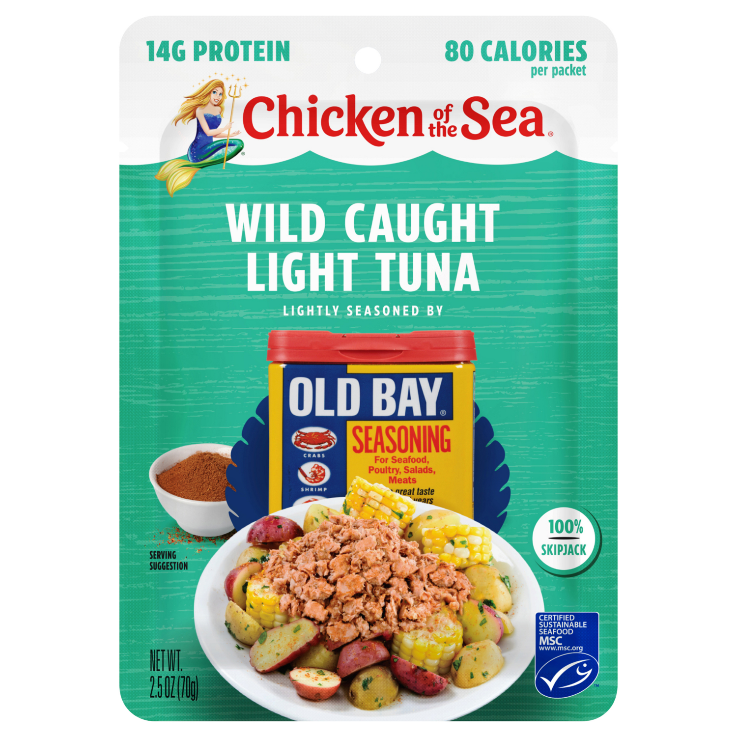 slide 1 of 3, Tuna Salad Pouch, 2.5 oz