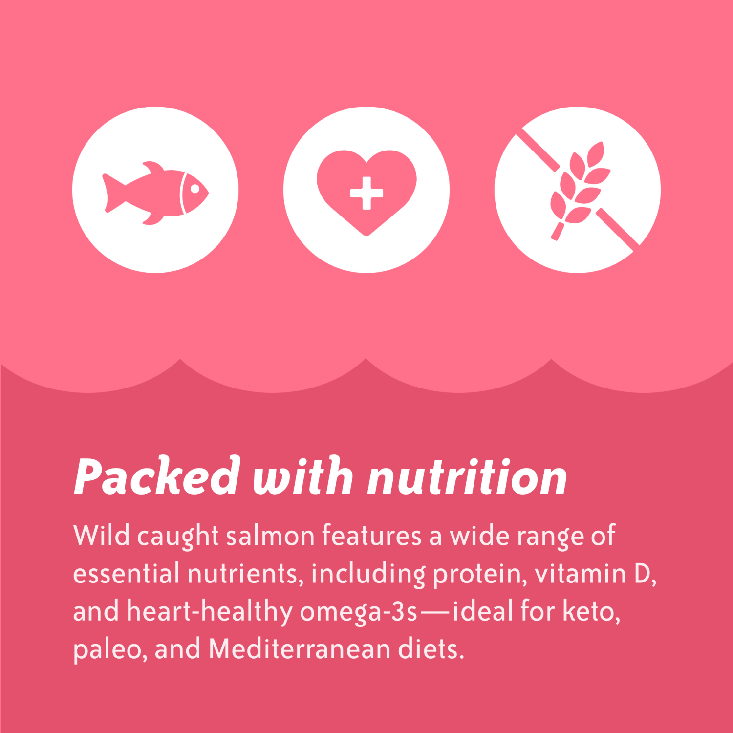 slide 3 of 8, Chicken of the Sea Wild Caught Alaskan Pink Salmon in Spring Water Packet 2.5 oz, 2.5 oz