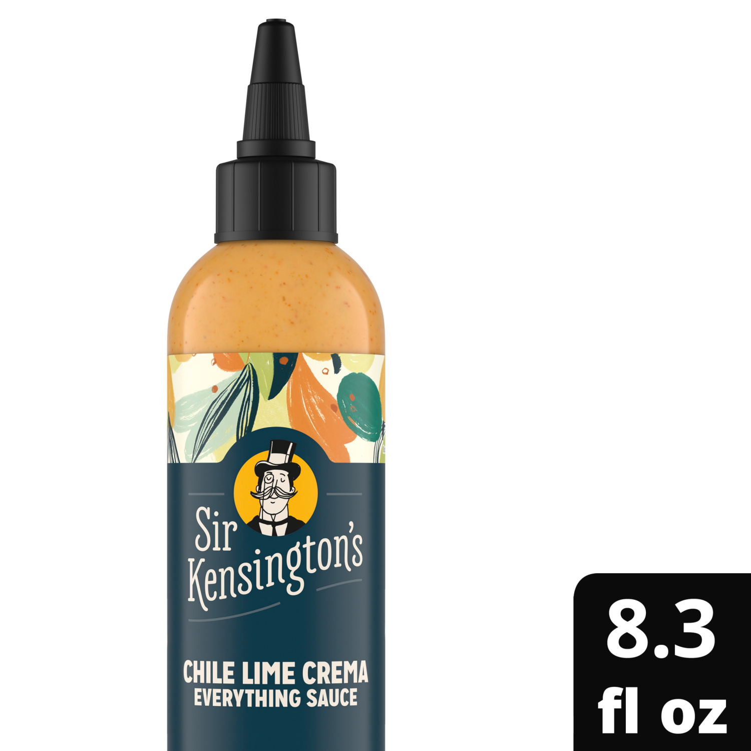 slide 1 of 7, Sir Kensington's chile lime crema everything sauce bottle 8.3 oz, 8.3 fl oz