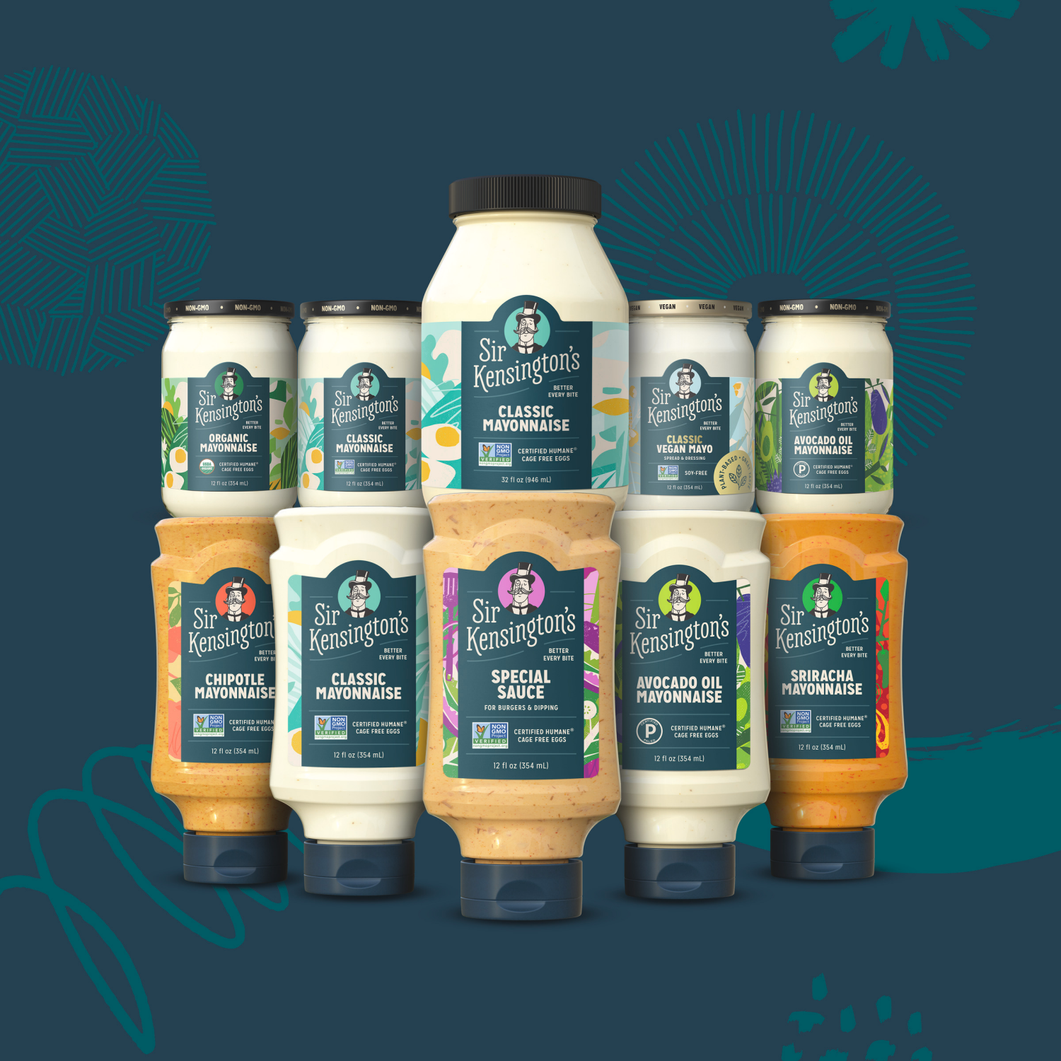slide 3 of 4, Sir Kensington's Mayonnaise Avocado Oil Mayo 12 oz, 12 fl oz