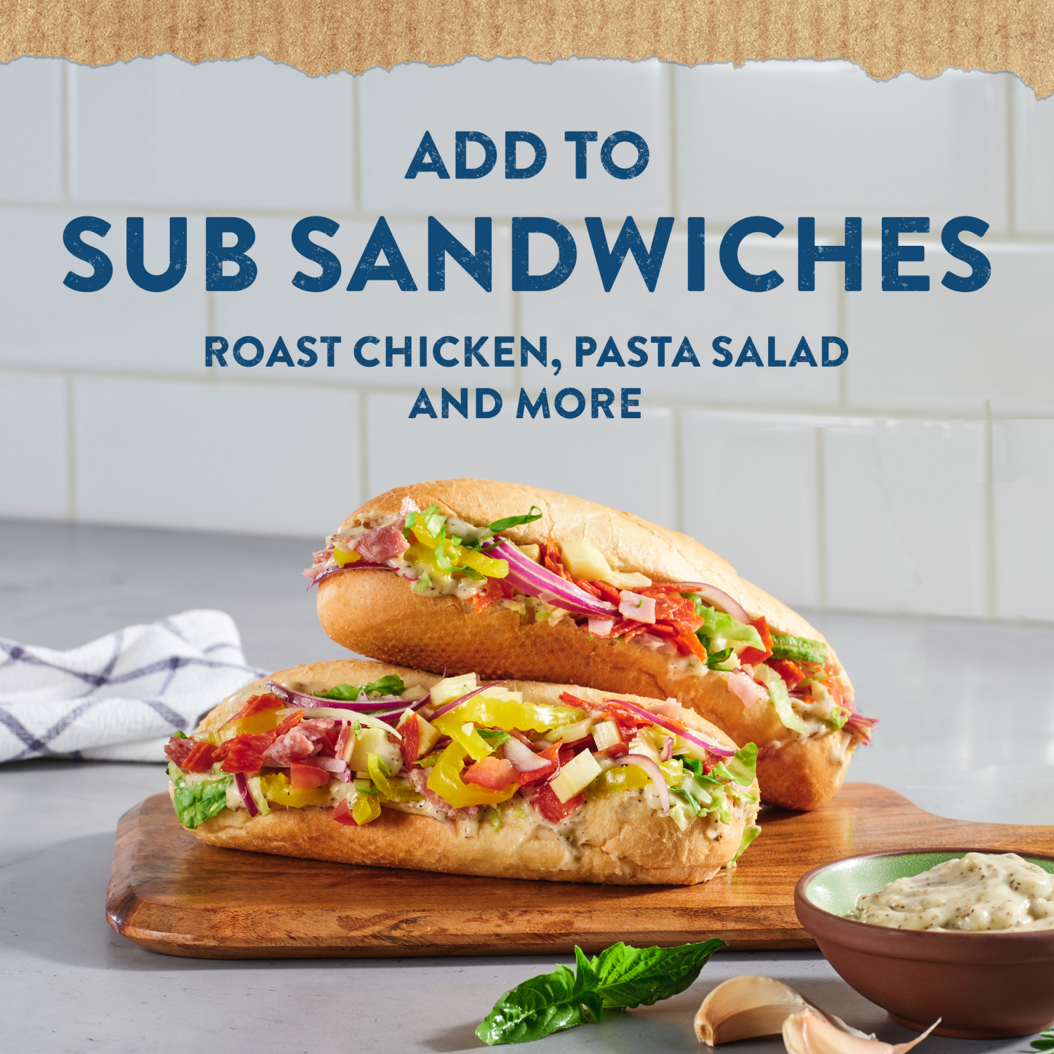 slide 4 of 7, Hellmann's HLMN HERB Garlic Squeeze 11.5z Spread & Dressing Herb Garlic 11.5 FO, 11.5 fl oz