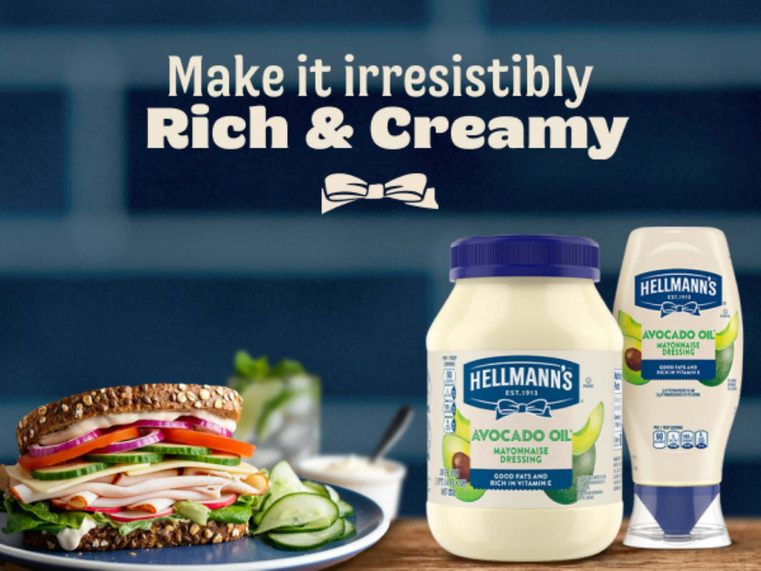 slide 3 of 7, Hellmann's® Avocado Oil Mayo, 30 fl oz