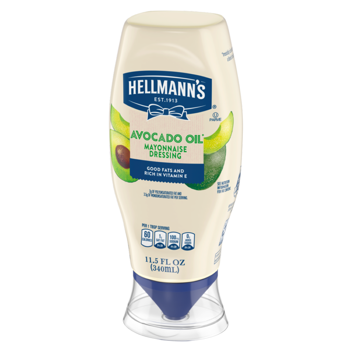 slide 2 of 6, Hellmann's® Mayonnaise Avocado Mayo, 11.5 fl oz