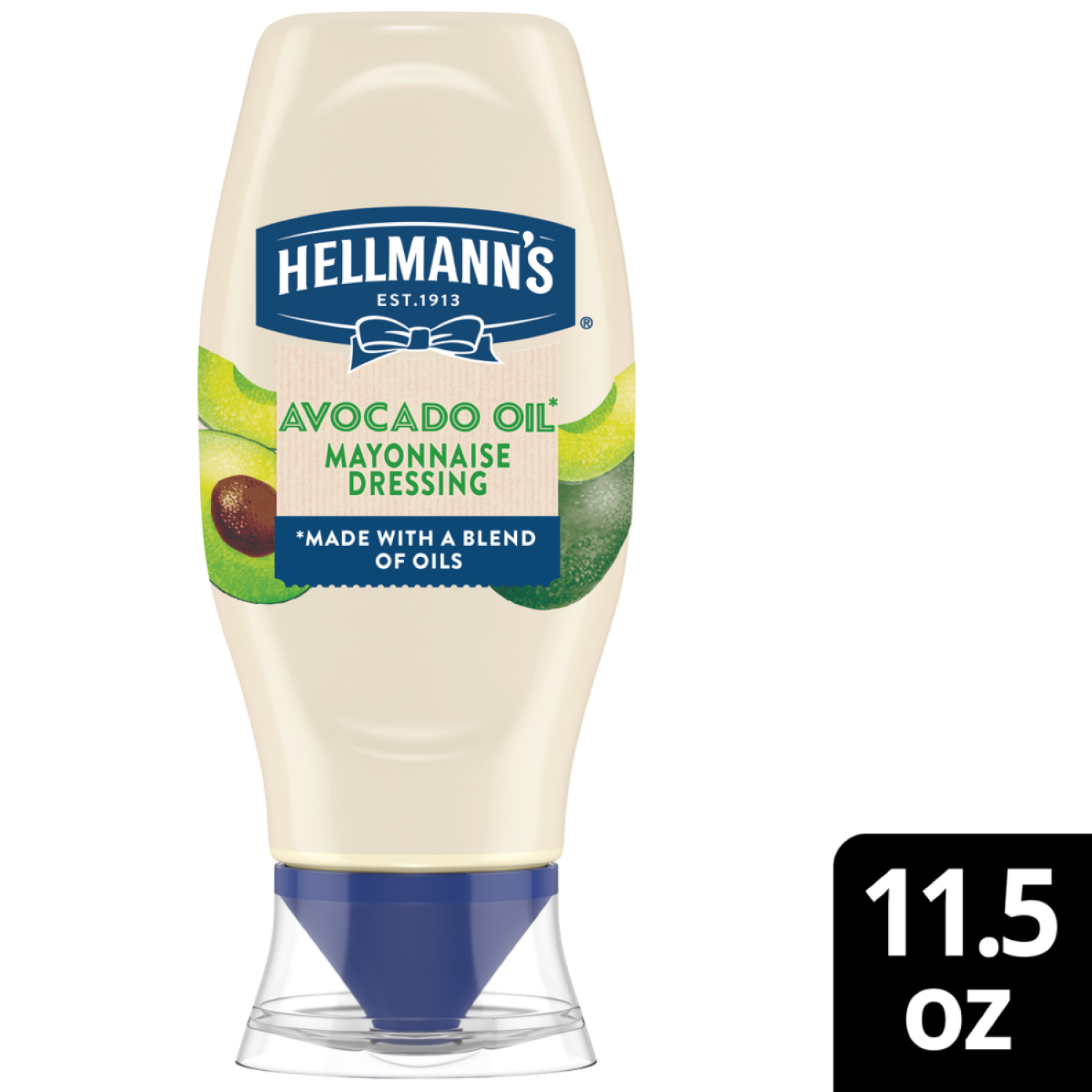 slide 1 of 6, Hellmann's® Mayonnaise Avocado Mayo, 11.5 fl oz
