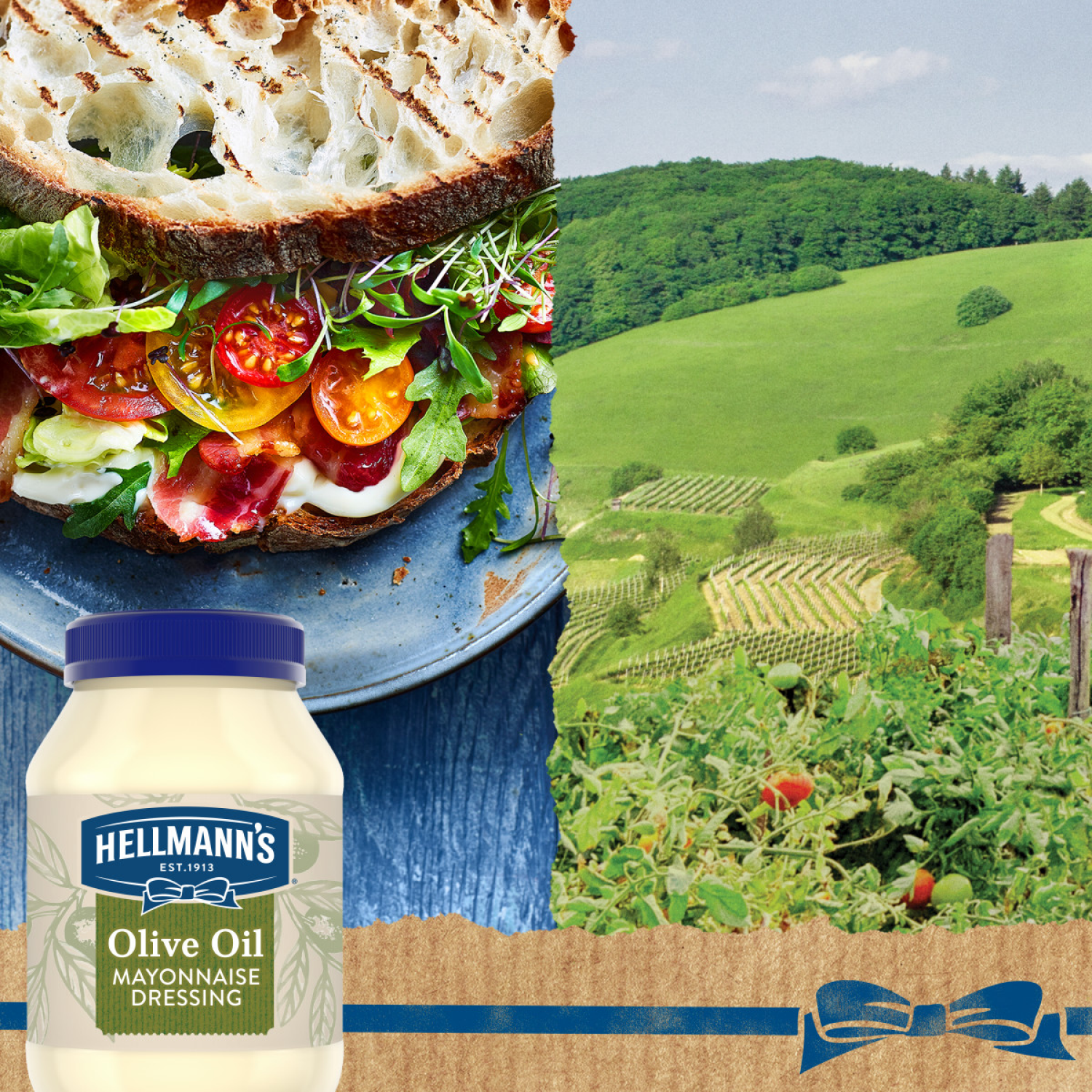 slide 8 of 8, Hellmann's Mayonnaise Dressing with Olive Oil Mayo 30 oz, 30 fl oz
