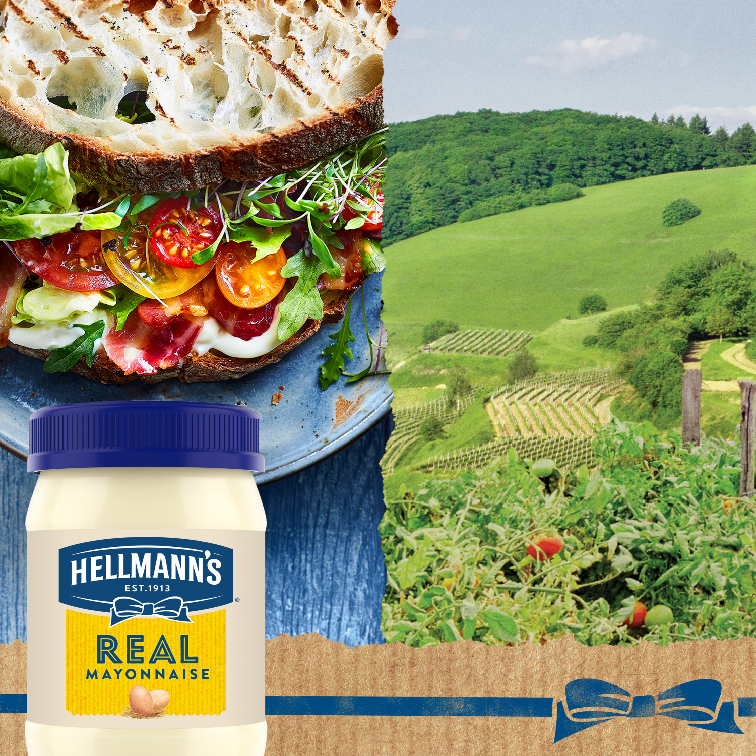 slide 4 of 4, Hellmann's Real Mayo Real Mayonnaise, 15 fl oz