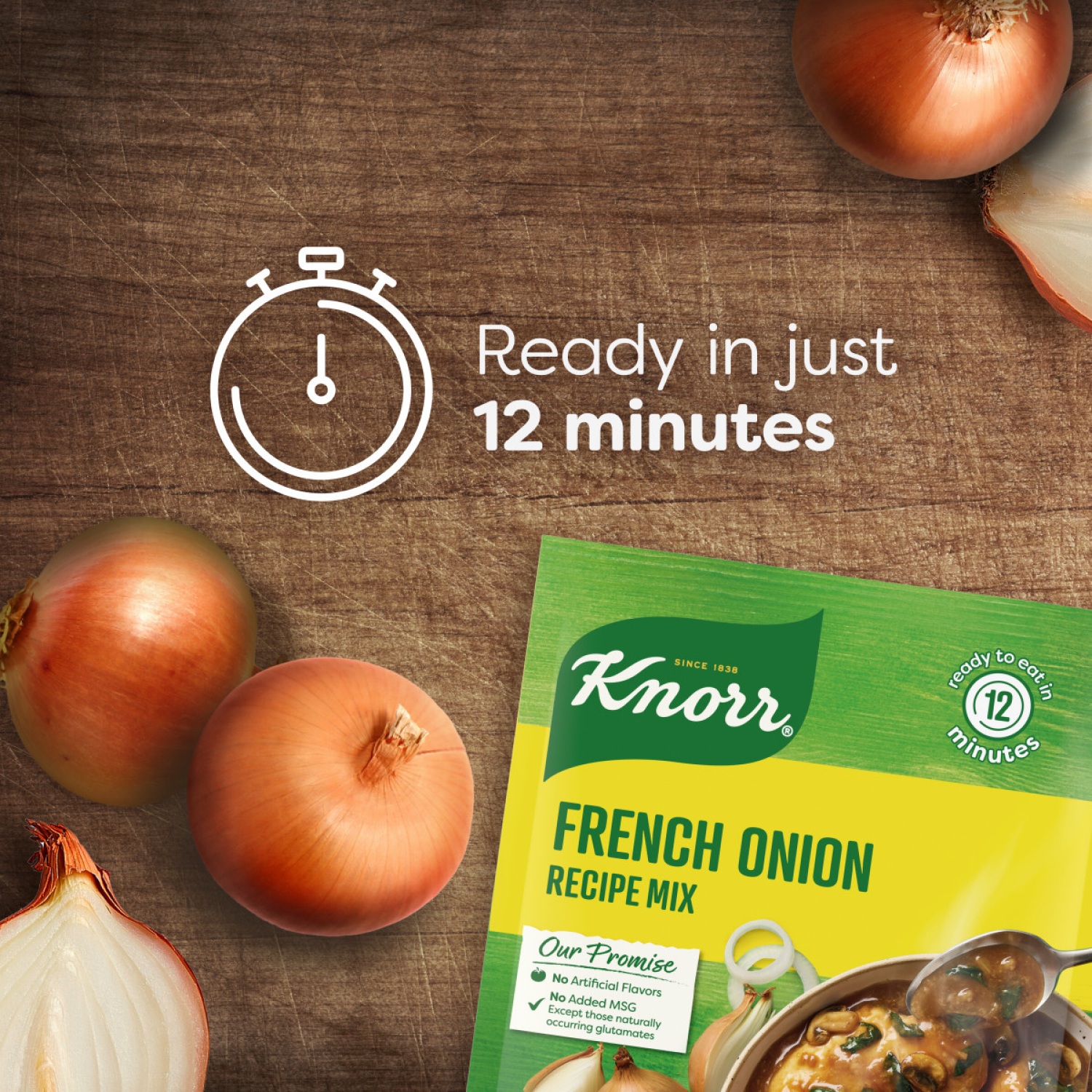 slide 4 of 4, Knorr French Onion Soup Mix and Recipe Mix, 1.4 oz