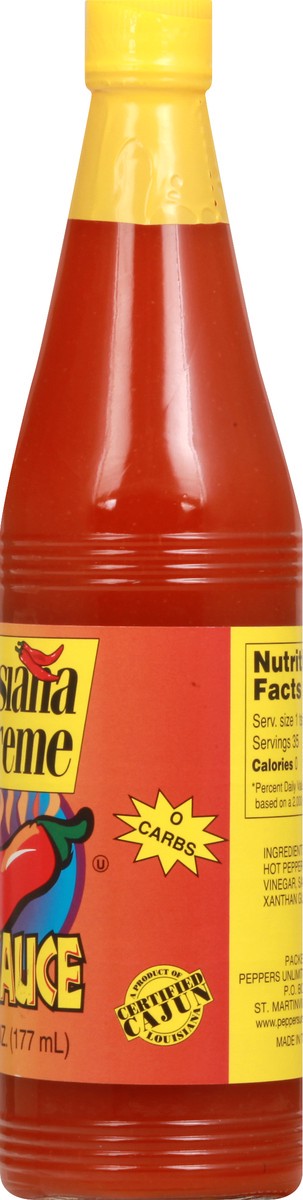 slide 6 of 13, Louisiana Supreme Hot Sauce 6 oz, 6 oz