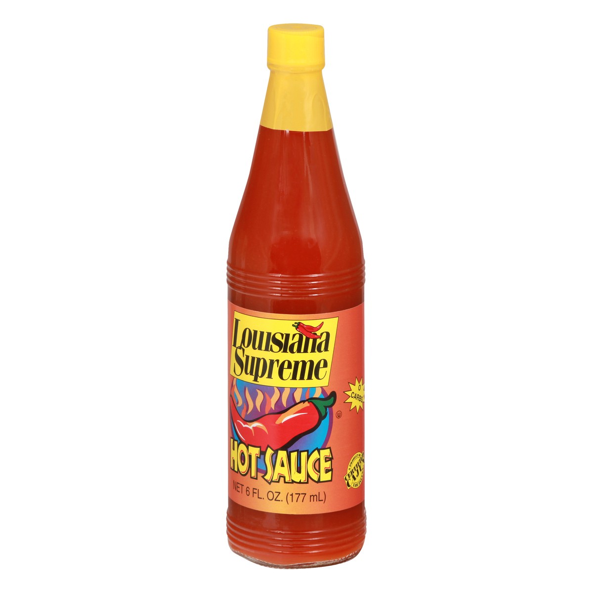 slide 12 of 13, Louisiana Supreme Hot Sauce 6 oz, 6 oz