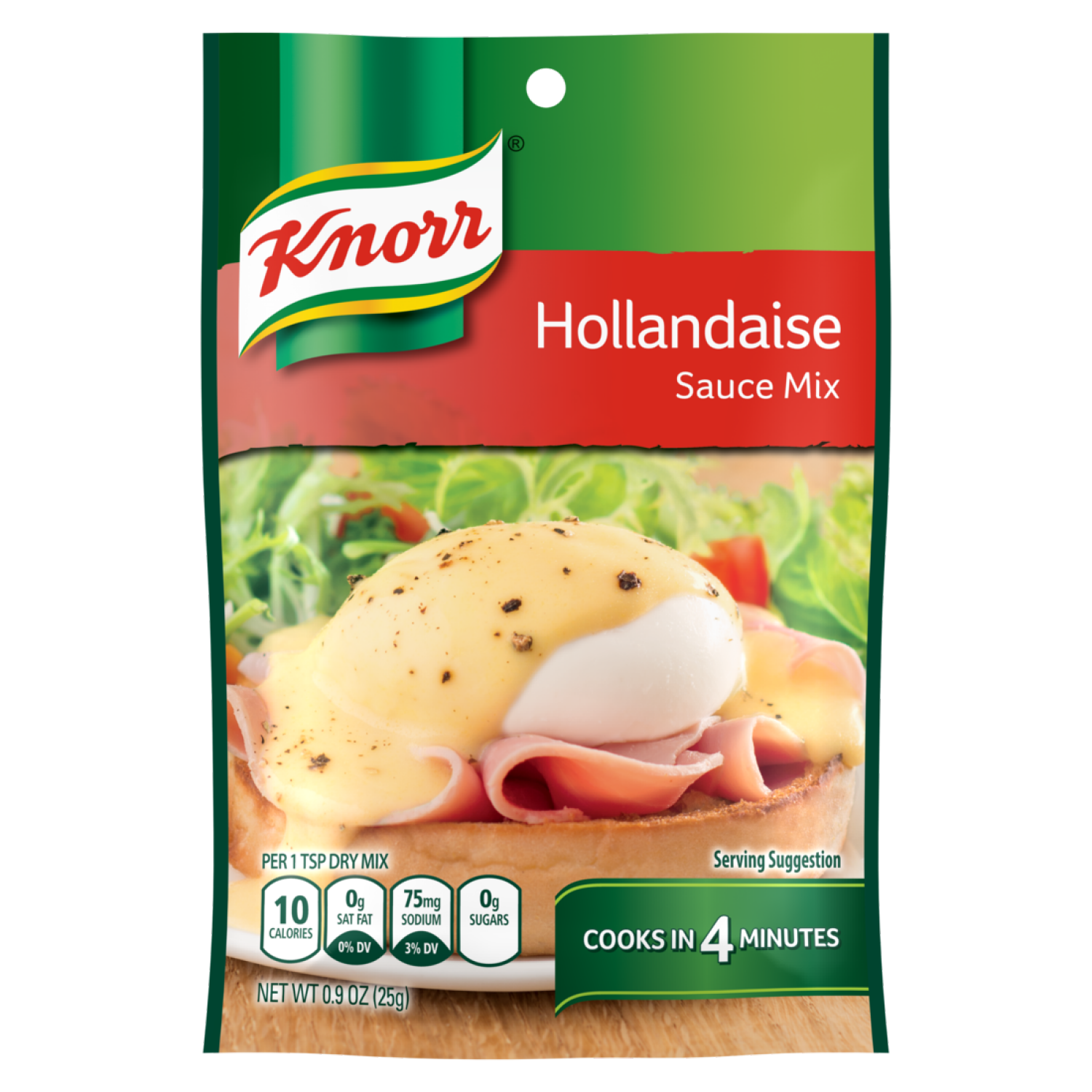 slide 1 of 2, Knorr Sauce Mix Hollandaise 0.9 oz, 0.9 oz
