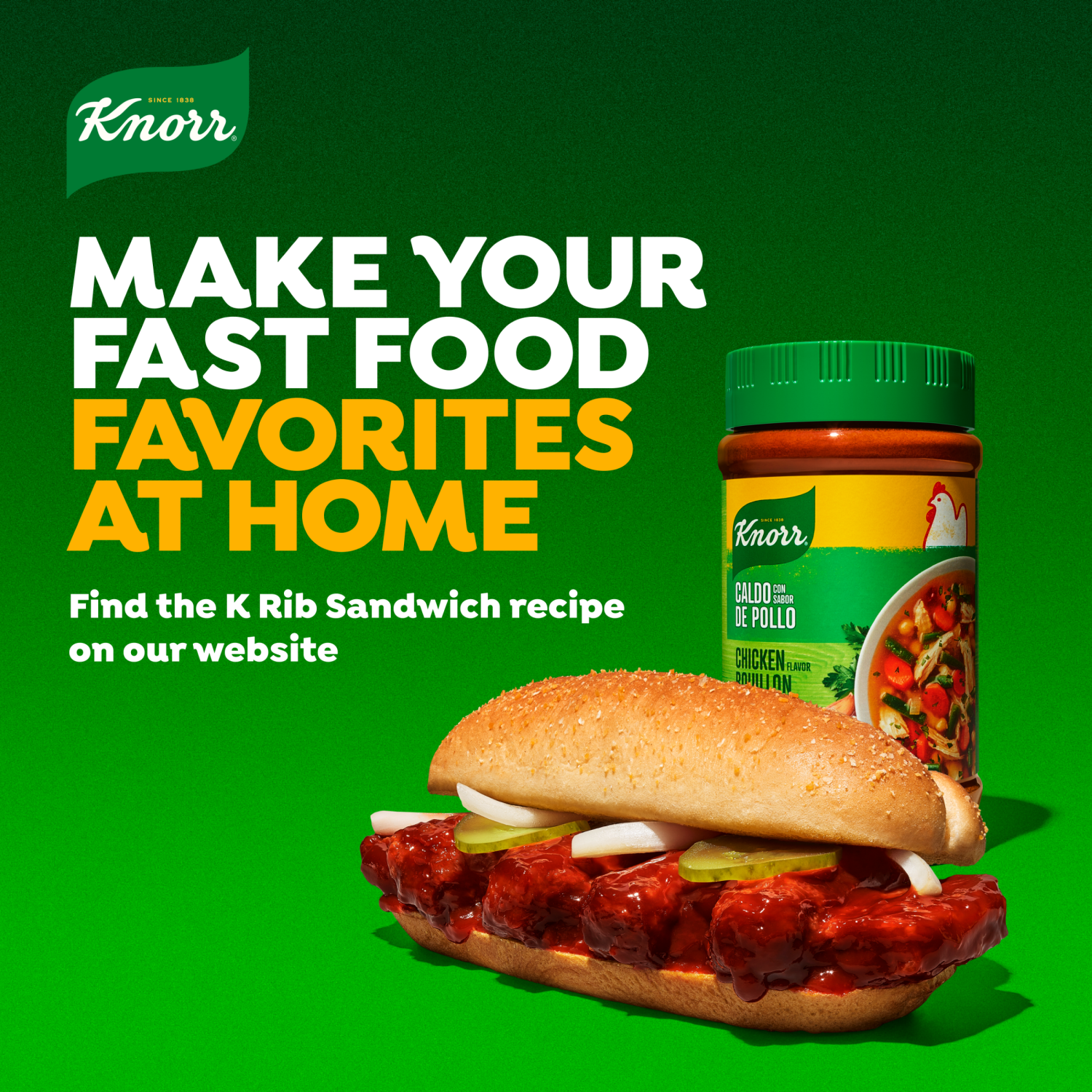 slide 4 of 5, Knorr Granulated Chicken Flavor Bouillon, 7.9 oz