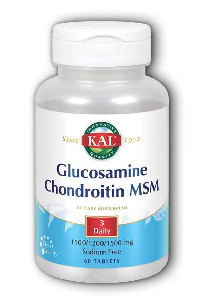 slide 1 of 1, Kal Msm Glucosamine Chondro, 60 ct