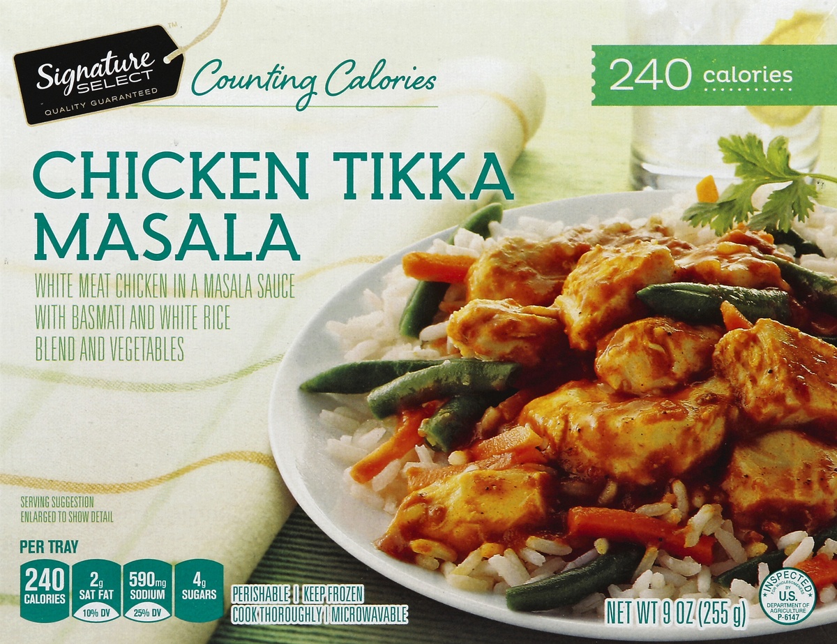 slide 2 of 4, Signature Select Chicken Tikka Masala 9 oz, 