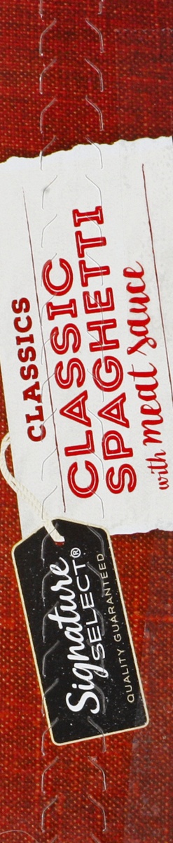 slide 8 of 9, Signature Select Classics Classic Spaghetti with Meat Sauce 12 oz, 