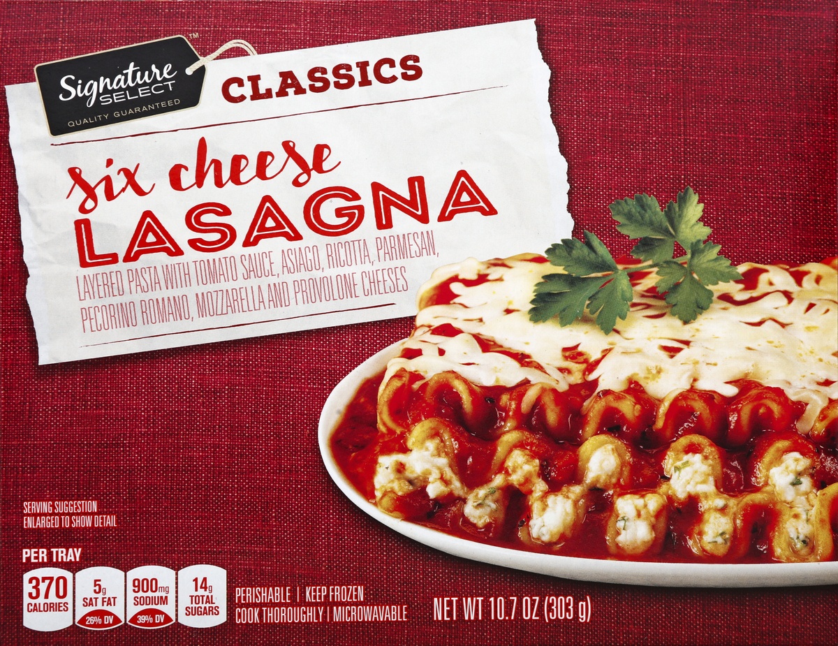slide 2 of 4, Signature Select Lasagna 10.7 oz, 10.7 oz