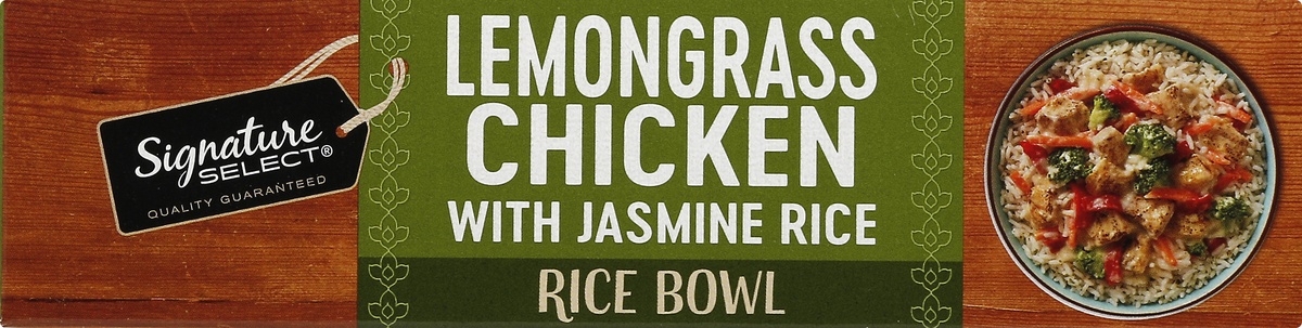 slide 9 of 9, Signature Select Bowl Rice Lemongrass Chicken, 9.5 oz