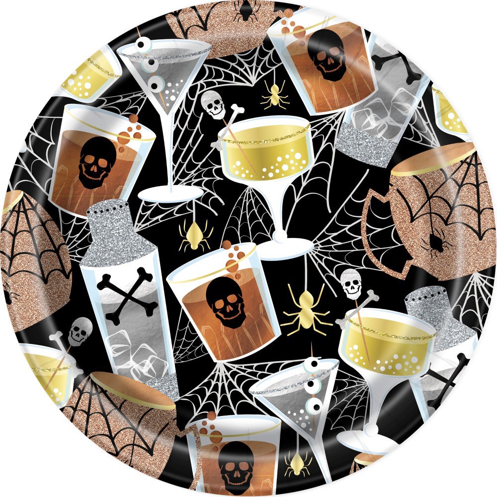 slide 1 of 1, Unique More Boos Plates, 8 ct ; 9 in