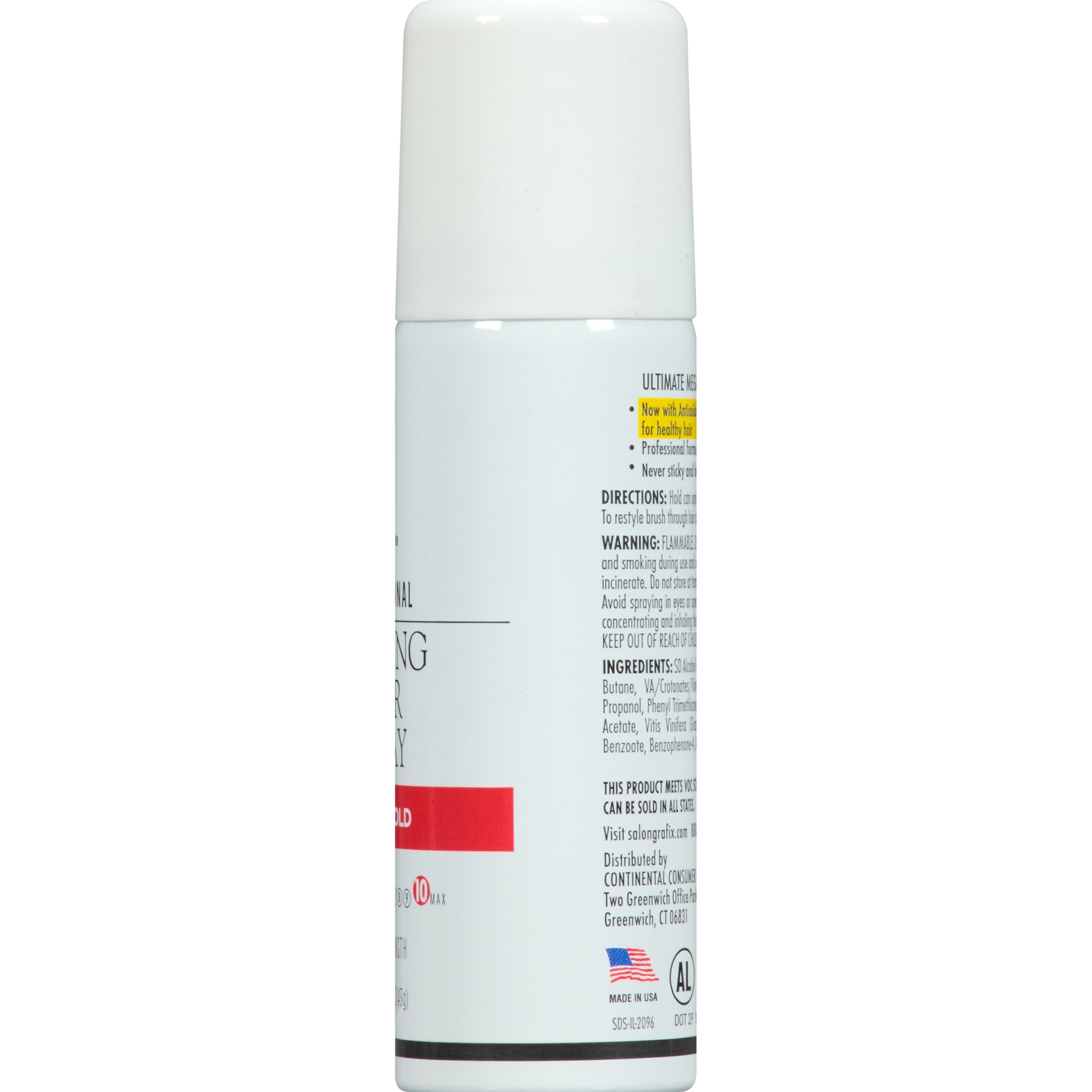 slide 3 of 5, Salon Grafix Professional Mega Hold Freezing Hair Spray, 1.5 oz