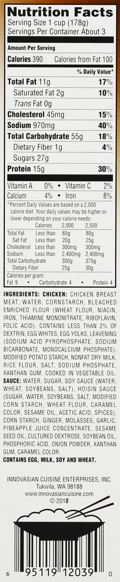 slide 7 of 8, InnovAsian Crispy Teriyaki Chicken, 