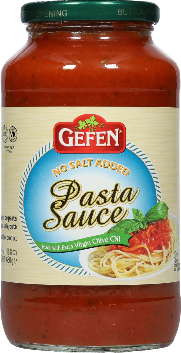 slide 6 of 9, Gefen Salt Free Pasta Sauce, 26 oz