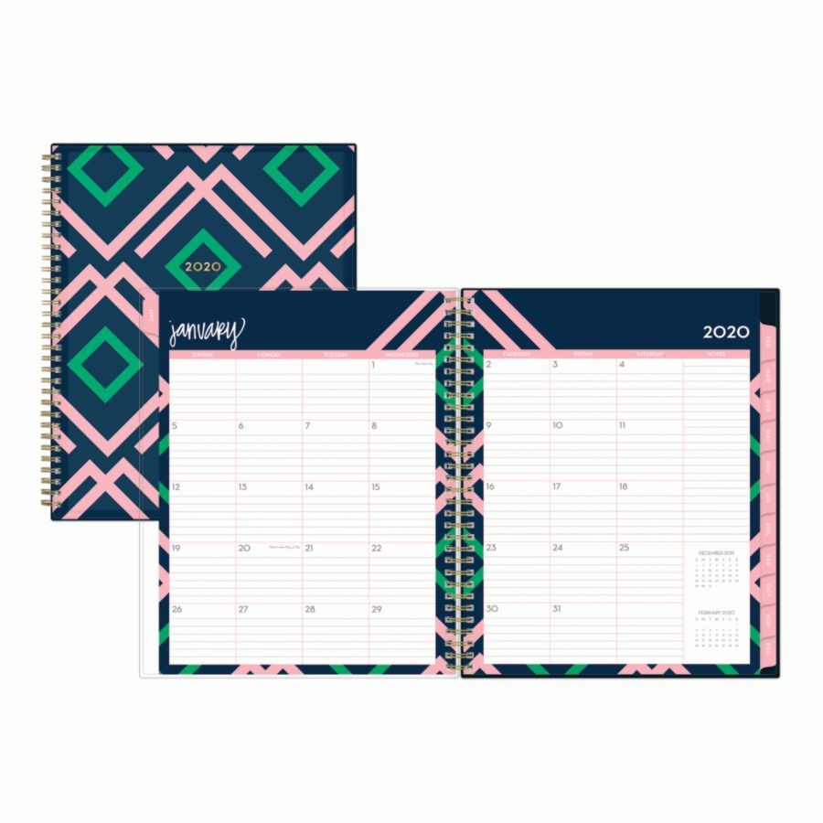 slide 2 of 4, Blue Sky Dabney Lee Weekly/Monthly Planner, 8-1/2'' X 11'', Ginnie, January 2020 To December 2020, 1 ct