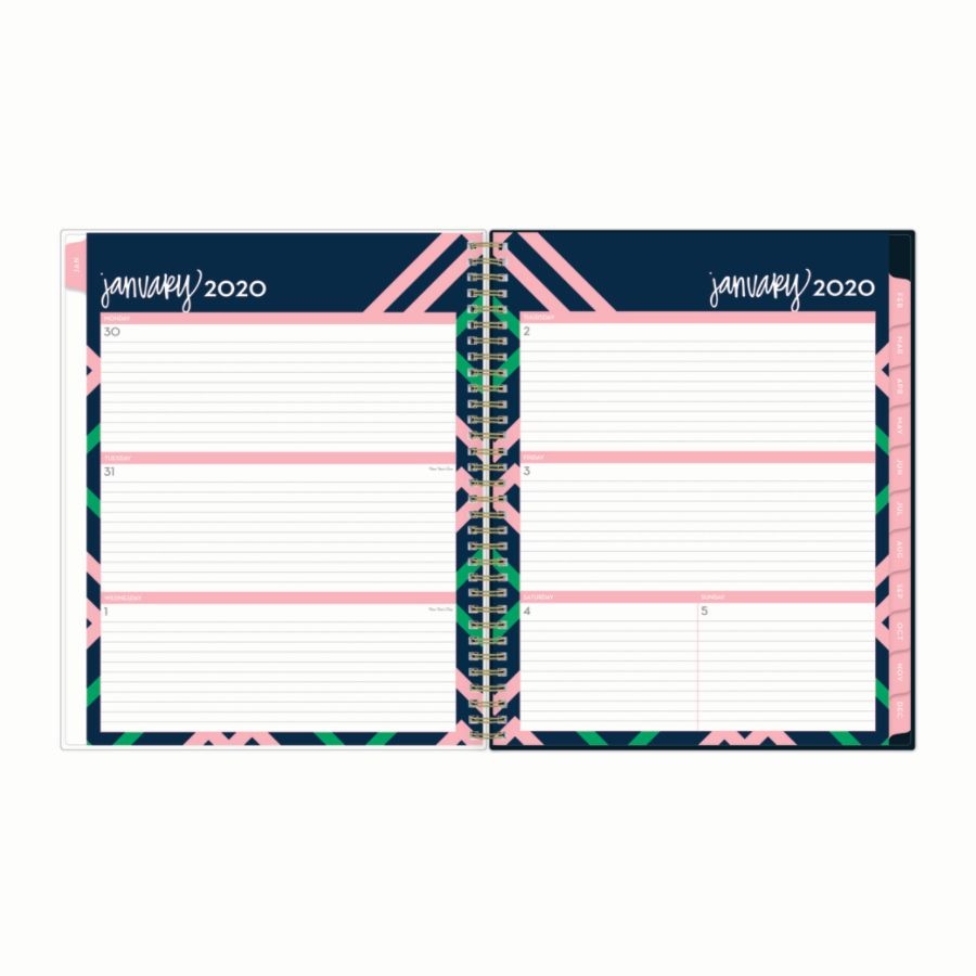 slide 3 of 4, Blue Sky Dabney Lee Weekly/Monthly Planner, 8-1/2'' X 11'', Ginnie, January 2020 To December 2020, 1 ct