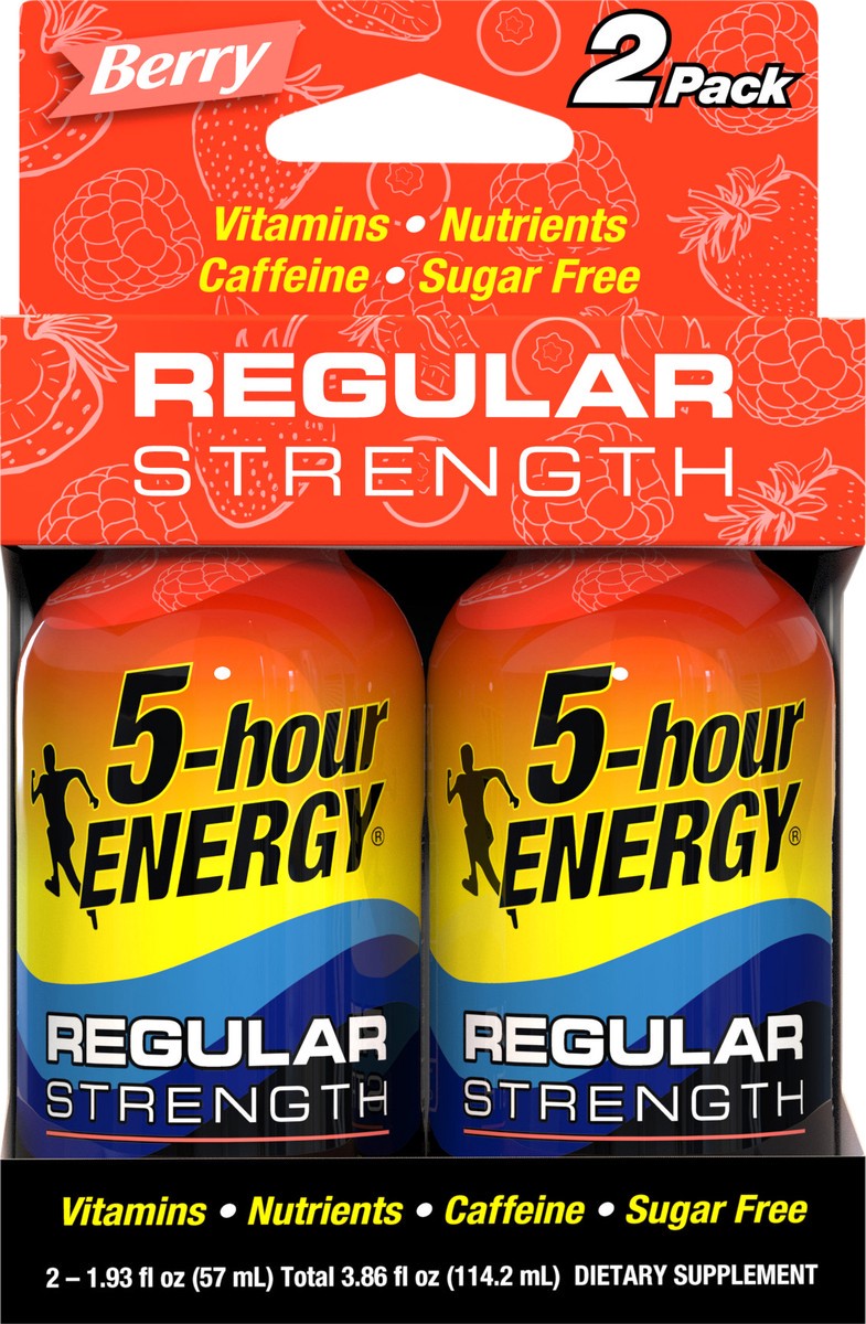 slide 1 of 9, 5-hour ENERGY Shot, Extra Strength, Grape- 2 ct, 2 ct