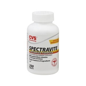 slide 1 of 1, CVS Pharmacy Spectravite Advanced Formula Tablets, 250 ct