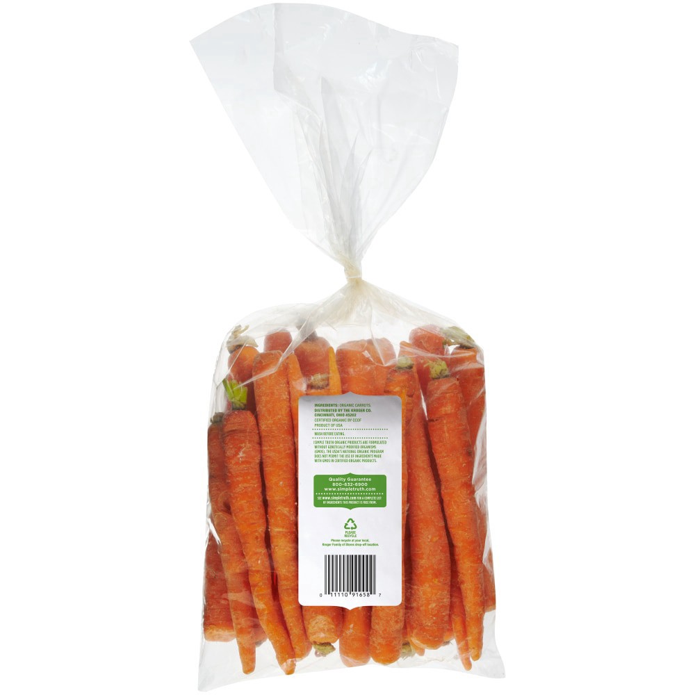 slide 2 of 2, Simple Truth Organic Whole Carrots, 5 lb