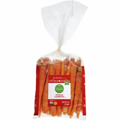 slide 1 of 2, Simple Truth Organic Whole Carrots, 5 lb