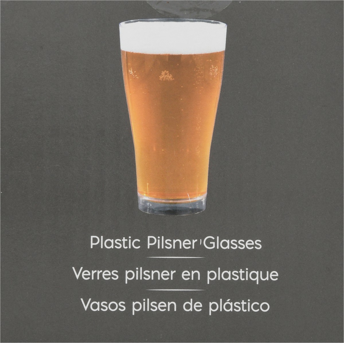 slide 2 of 9, Sensations 14 Fluid Ounce Plastic Pilsner Glasses 4 ea, 4 ct