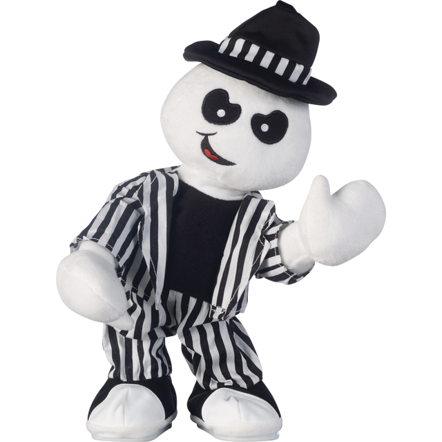 slide 1 of 1, SPOOKY VILLAGE Plsh Dncng Skltn, 1 ct