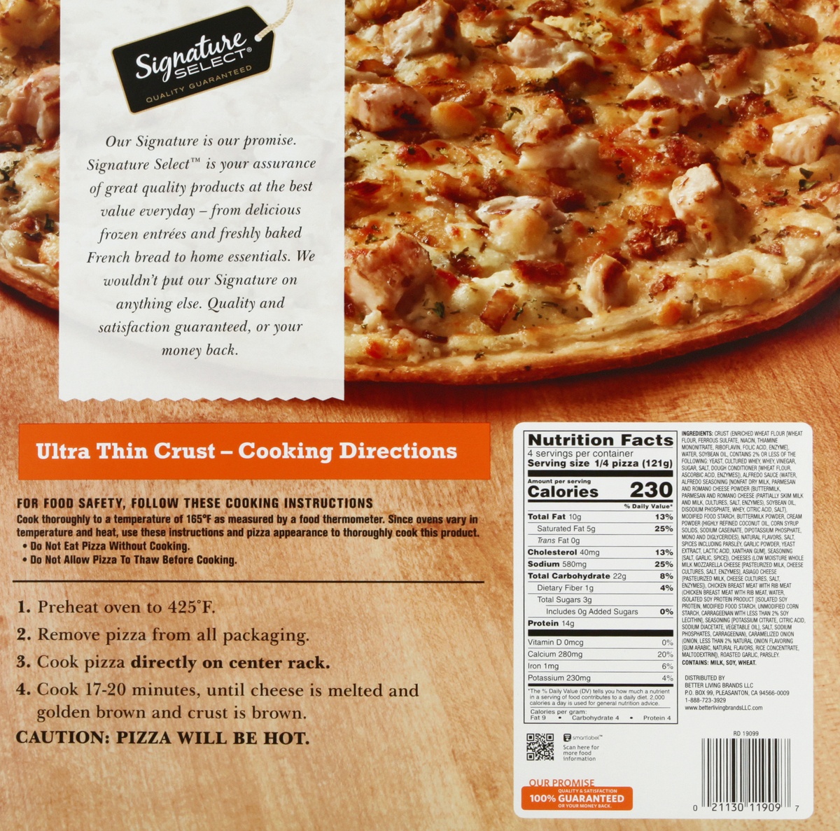 slide 2 of 7, Signature Select Pizza 17.1 oz, 