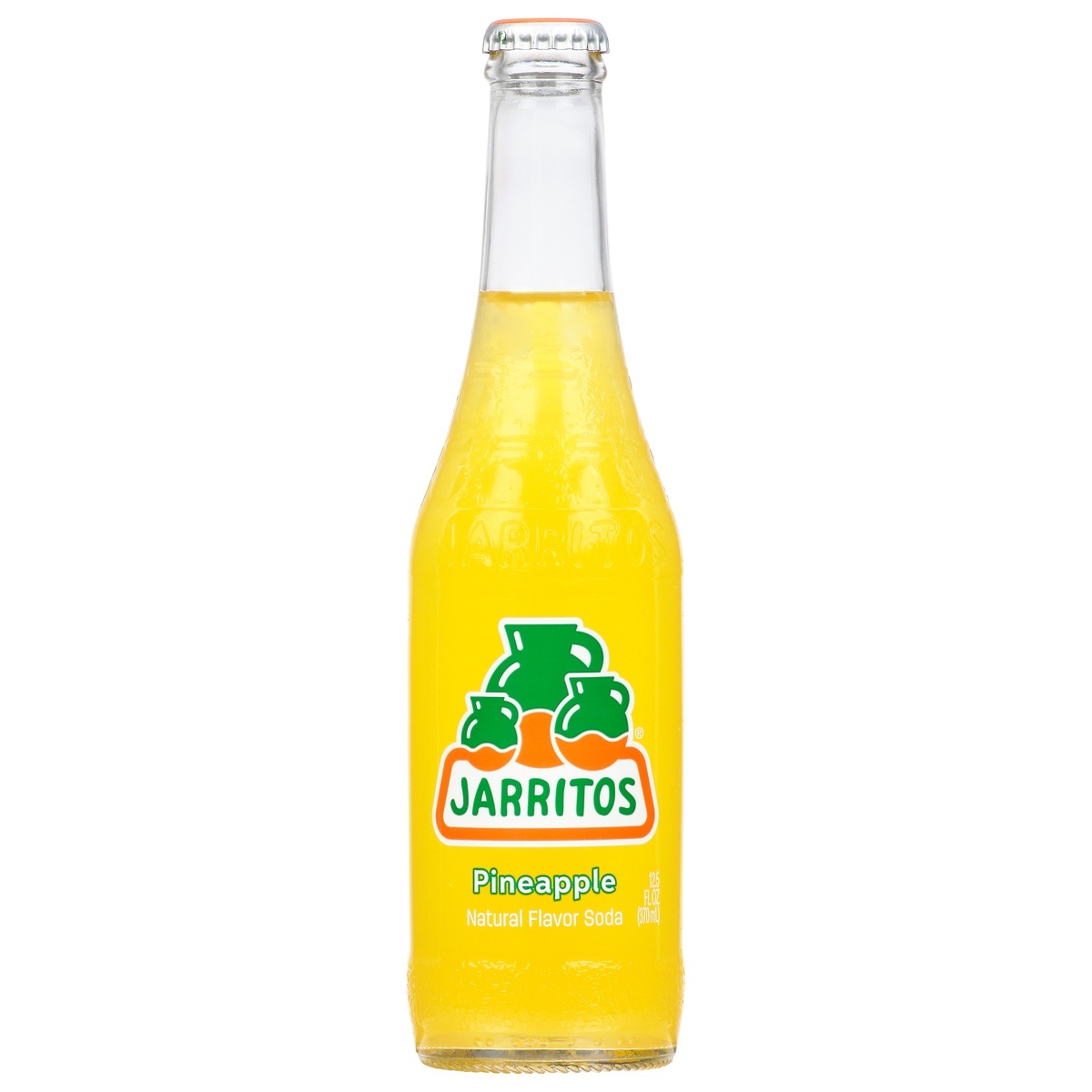 slide 1 of 4, Jarritos Pineapple Soda, 12.5 oz