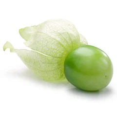 Peeled Green Tomatillo