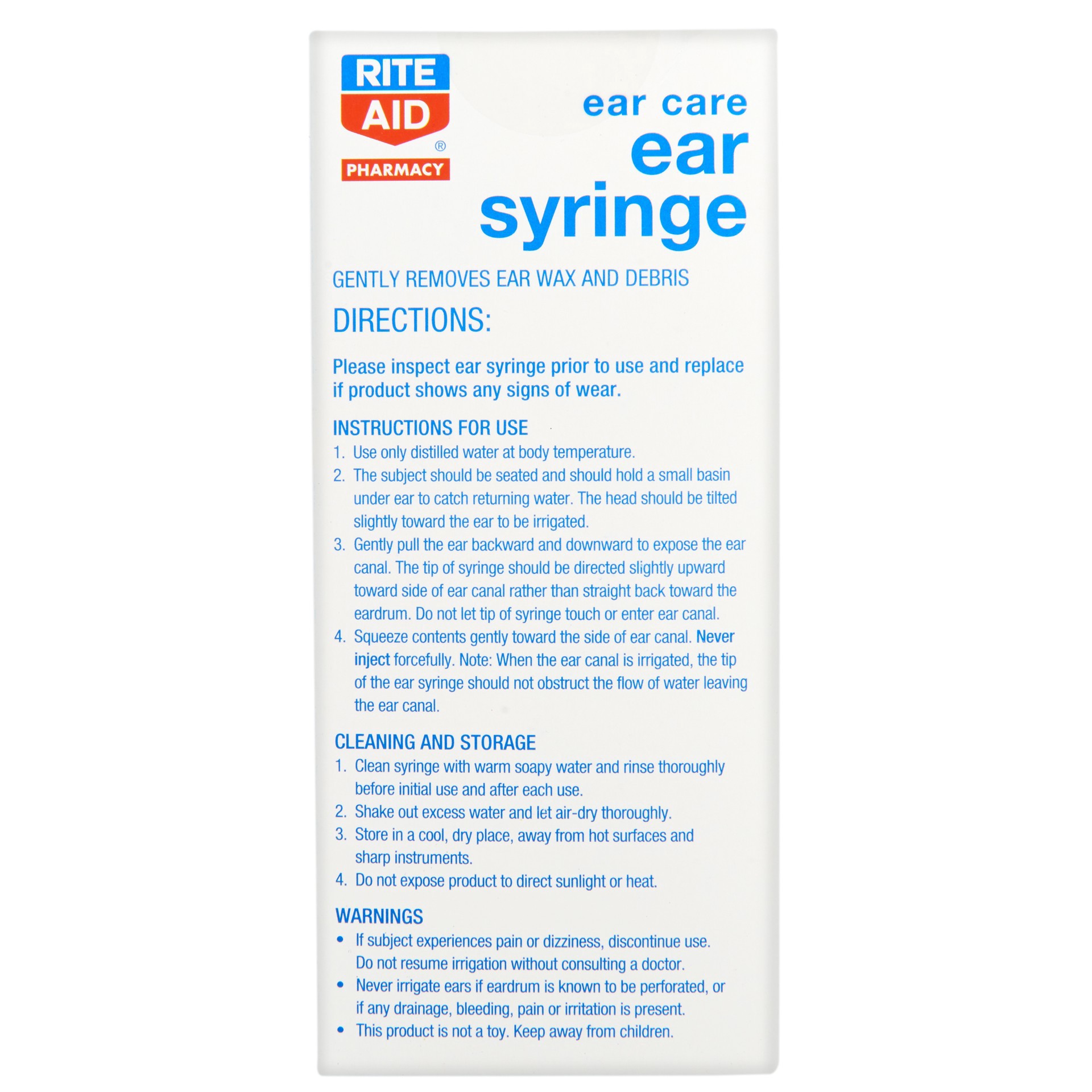 slide 4 of 4, Rite Aid Ra Adult Ear Syringe, 1 ct