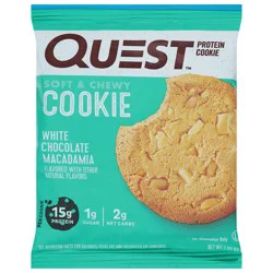 Quest Nutrition Quest Protein Cookie, White Chocolate Macadamia, Soft & Chewy, 2.04 oz