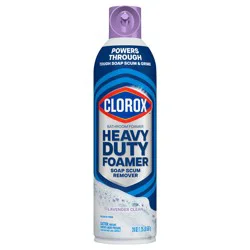 Clorox Heavy Duty Soap Scum Remover Bathroom Foamer, Lavender Clean - 20 oz