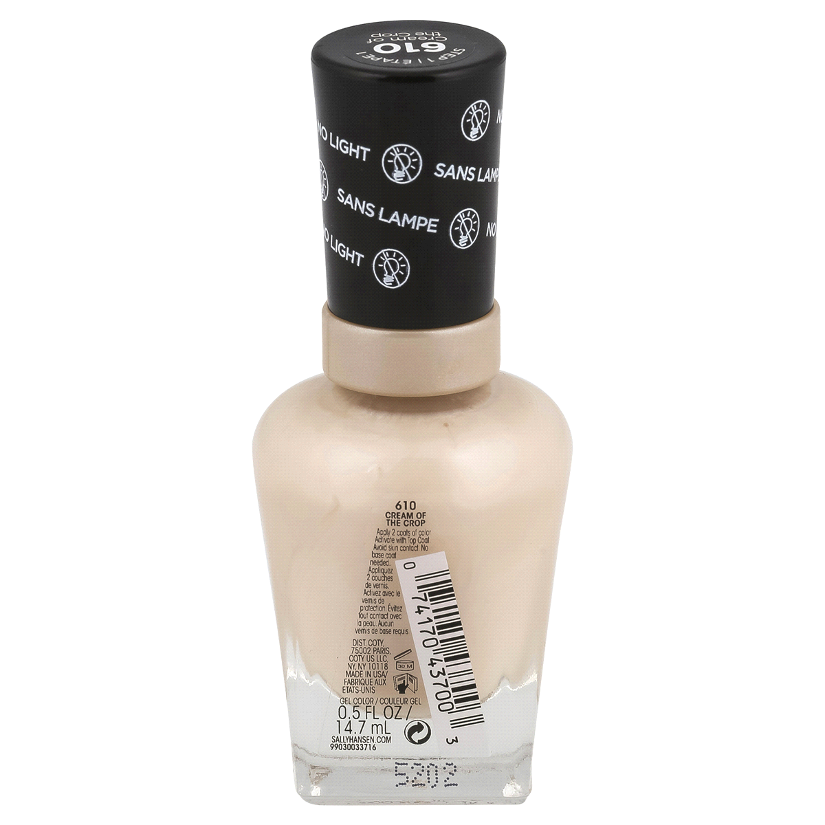 slide 2 of 2, Sally Hansen Miracle Gel Color 109 Cream Of The Crop, 0.5 fl oz