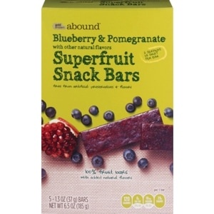 slide 1 of 1, CVS Gold Emblem Abound Blueberry & Pomegranate Superfruit Snack Bars, 5 Bars, 75 oz