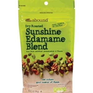 slide 1 of 1, CVS Gold Emblem Abound Dry Roasted Sunshine Edamame Blend, 3.5 oz