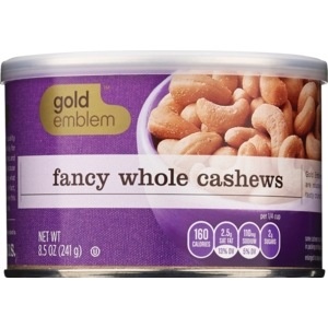 slide 1 of 1, CVS Gold Emblem Fancy Whole Cashews, 8.5 oz