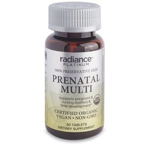 slide 1 of 1, Radiance Platinum Organic Prenatal Multi, 30 ct