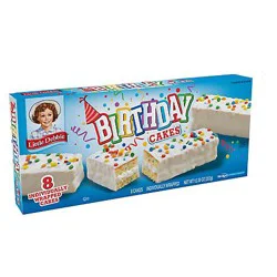Snack Cakes Little Debbie Family Pack Birthday Cakes - 12.39 Oz