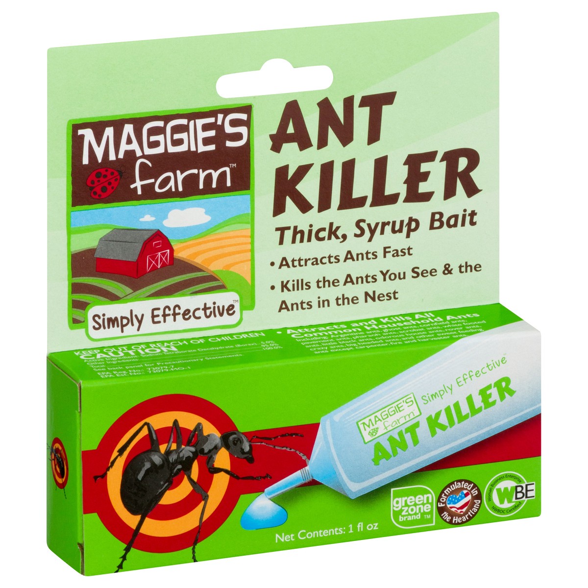 slide 8 of 10, Maggie's Farm Simply Effective Ant Killer 1 oz, 1 fl oz