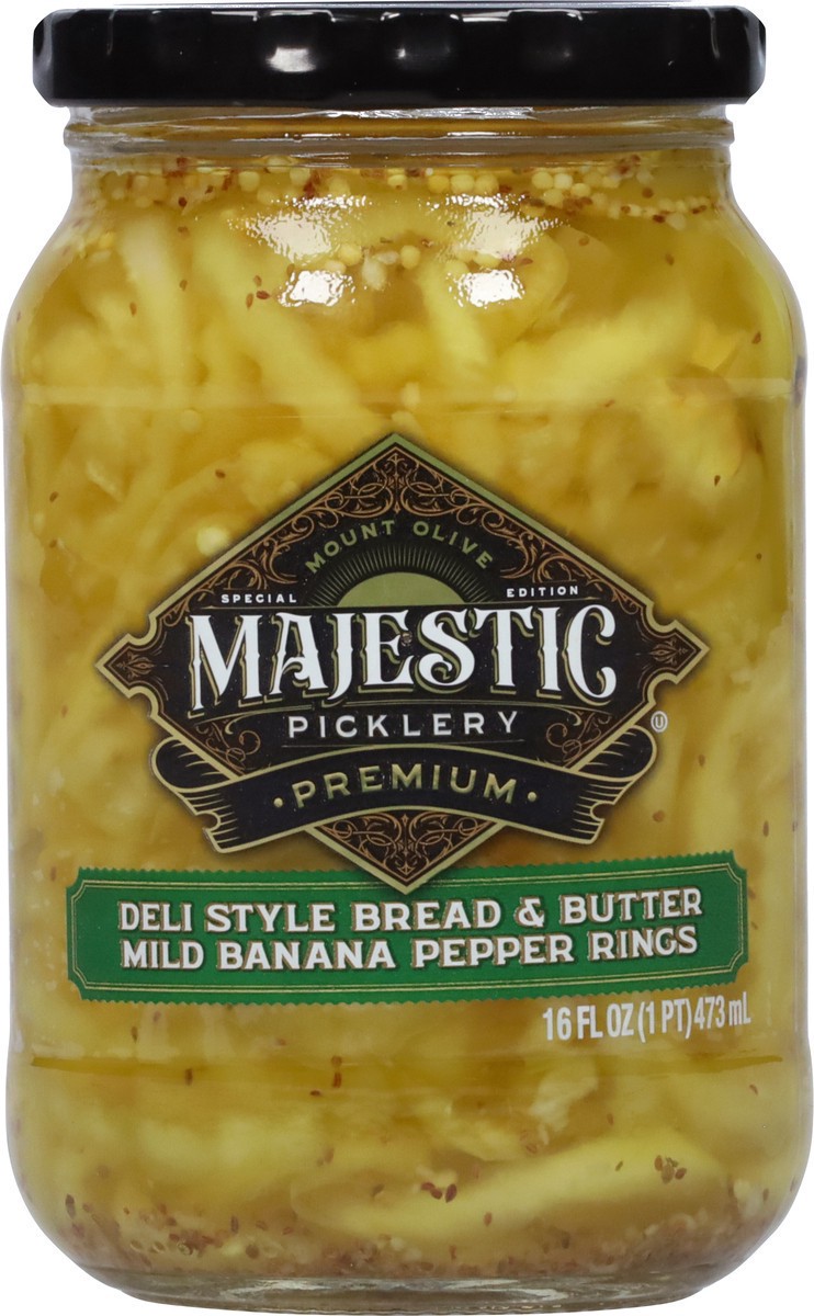 slide 7 of 14, Mt Olive Banana Pepper Ring, 16 fl oz