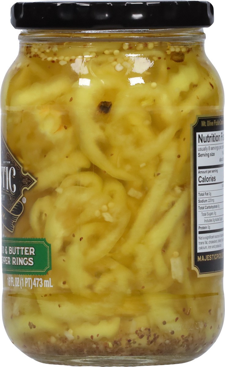 slide 9 of 14, Mt Olive Banana Pepper Ring, 16 fl oz
