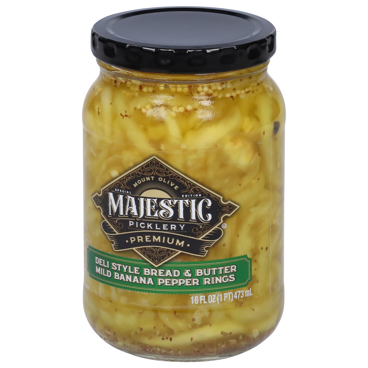 slide 10 of 14, Mt Olive Banana Pepper Ring, 16 fl oz