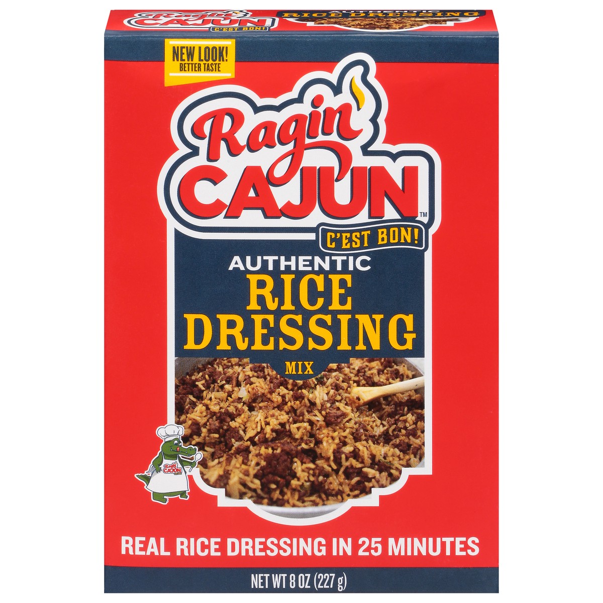 slide 1 of 9, Ragin' Cajun Authentic Rice Dressing Mix 8 oz, 8 oz